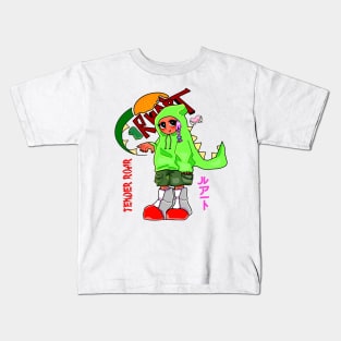 Rugido tierno Kids T-Shirt